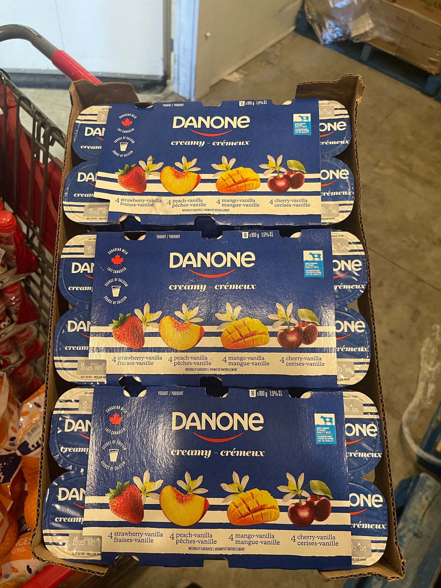 FREE! - Danone Yogurt Cups - max. 3 cases each school