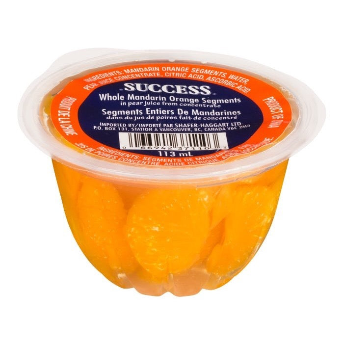 Fruit Cups, Mandarin, In Juice 113ml- #1356433