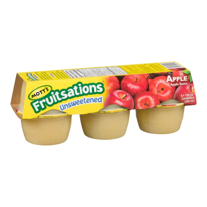 Applesauce, Unsweetened 111g cup (72 cups per case) - #2444405