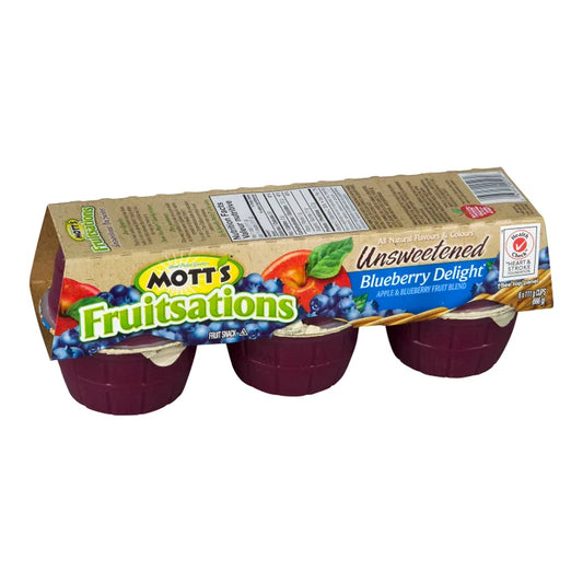 Applesauce, Unsweetened Blueberry Delight, Cup 111g (72 cups per case) - #5265258