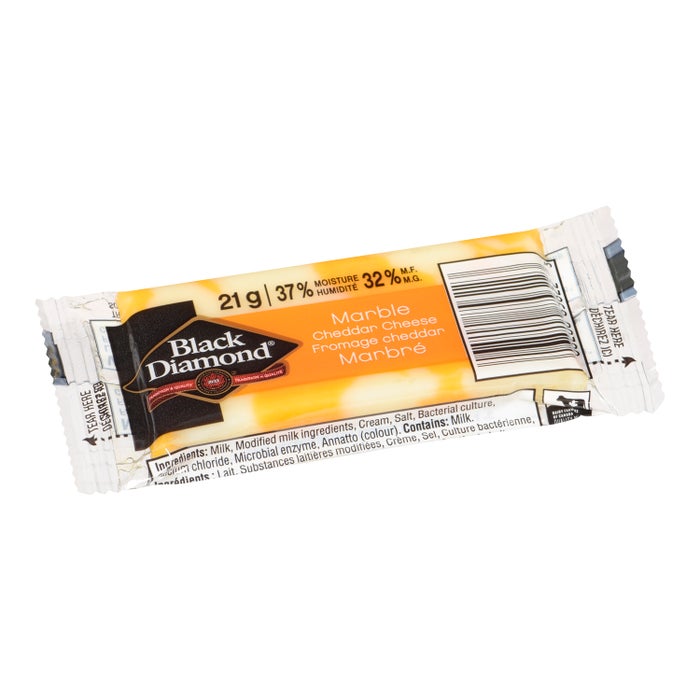 Cheese, Marble, Black Diamond, 21g each, 100 pks/case, #6400426, CANADA