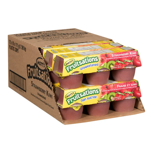 Applesauce, Unsweetened Strawberry/Kiwi 111g cup (72 cups per case) - #1171164