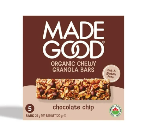 Made Good Granola Bars - Organic Chocolate Chip - 63 BARS - #1287458 - CANADA