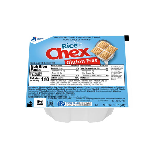 Cereal, Rice Chex, Individual 20g Bowls (96 bowls per case) #1205397